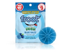 Froot Sour Blue Razz Gummy - Cut-To-Dose Hybrid 100mg