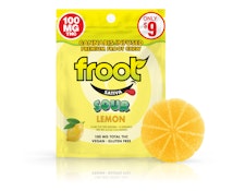 Froot Sour Lemon Gummy - Cut-To-Dose Sativa 100mg