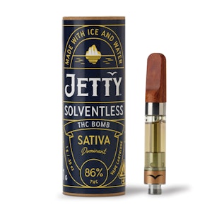 Jetty extracts - THC BOMB SOLVENTLESS CARTRIDGE - GRAM