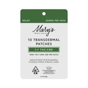 1:1 TRANSDERMAL PATCH 10-PACK (RELIEF)