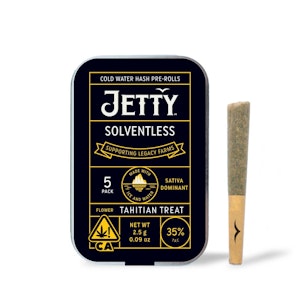 Jetty extracts - TAHITIAN TREAT SOLVENTLESS INFUSED PREROLL - 5 PACK
