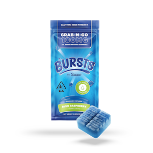 Sauce essentials - SOUR BLUE RAZZ LIVE RESIN BURSTS - 2 PACK