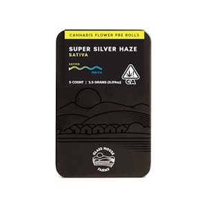 Glass house farms - SUPER SILVER HAZE PREROLL - 5 PACK