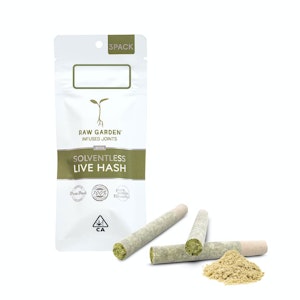 Raw garden - DISCO DANCER LIVE HASH INFUSED PREROLL - 3 PACK