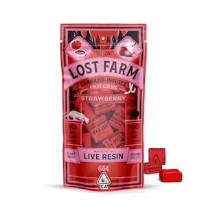 Lost farm - STRAWBERRY LIVE RESIN INFUSED FRUIT CHEWS