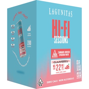 Absolute xtracts - LAGUNITAS HI-FI SESSIONS CLOUDBERRY 1:1 CBD:THC - 4 PACK