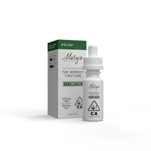 Mary's medicinals - RELIEF 1:1 CBD:THC - THE REMEDY TINCTURE