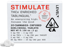 STIMULATE THCV TABLINGUAL - 20 PACK
