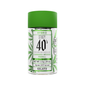 Stiiizy - 40S | GELATO INF 5PK MINI PREROLLS | 2.5G HYBRID