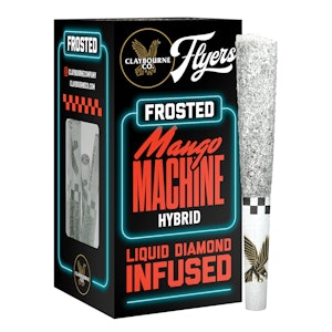 Claybourne co. - MANGO MACHINE FROSTED FLYERS PREROLL - 5 PACK