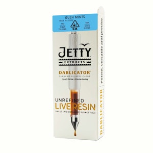 Jetty extracts - GUSH MINTS UNREFINED LIVE RESIN DABLICATOR - GRAM