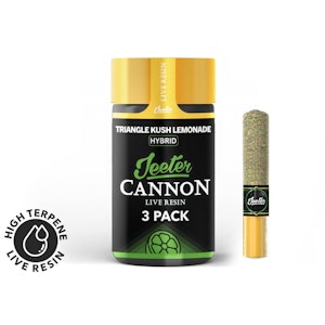 Jeeter - TRIANGLE KUSH LEMONADE INFUSED BABY CANNON - 3 PACK