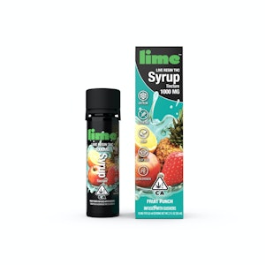 Lime - FRUIT PUNCH LIVE RESIN SYRUP - 1000MG