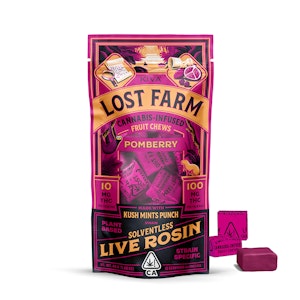 Lost farm - POMBERRY LIVE ROSIN INFUSED FRUIT CHEWS