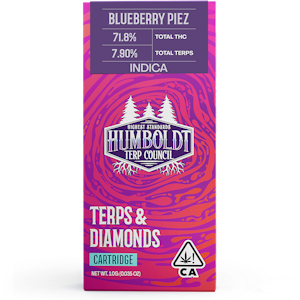 Humboldt terp council - BLUEBERRY PIEZ LIVE RESIN CARTRIDGE - GRAM