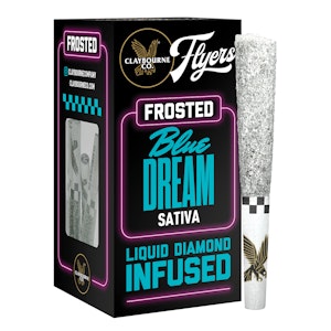Claybourne co. - BLUE DREAM FROSTED FLYERS PREROLL - 5 PACK