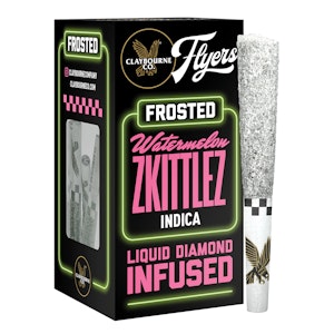 Claybourne co. - WATERMELON ZKITTLEZ FROSTED FLYERS PREROLL 5 PACK