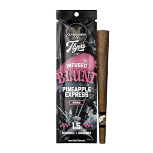 Claybourne co. - PINEAPPLE EXPRESS INFUSED BLUNT - 1.5 GRAMS