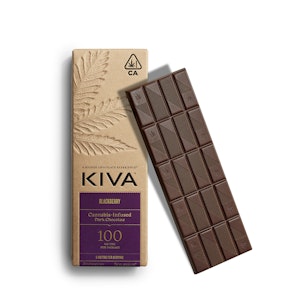 Kiva - DARK CHOCOLATE BLACKBERRY BAR