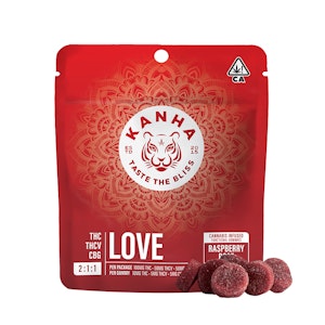 Kanha - RASPBERRY ROSE LOVE NANO GUMMIES - 10 PACK