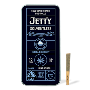 Jetty extracts - MINT GELATO SOLVENTLESS INFUSED PREROLL - 10 PACK