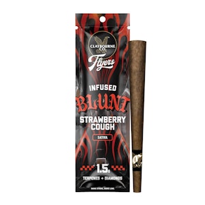 Claybourne co. - STRAWBERRY COUGH INFUSED BLUNT - 1.5 GRAMS