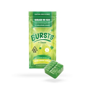 Sauce essentials - SOUR GREEN APPLE LIVE RESIN BURSTS - 2 PACK