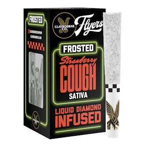Claybourne co. - STRAWBERRY COUGH FROSTED FLYERS PREROLL - 5 PACK