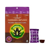 INDICA PEANUT BUTTER CUPS 10-PACK 100MG