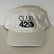 CLUB420 Dad Hat White