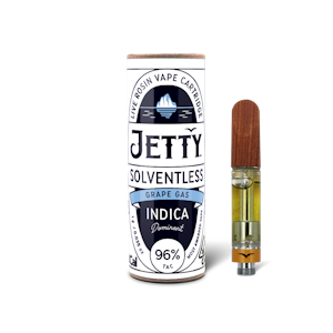 Jetty extracts - GRAPE GAS SOLVENTLESS CARTRIDGE - GRAM