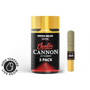 Jeeter - PAPAYA MELON INFUSED BABY CANNON - 3 PACK