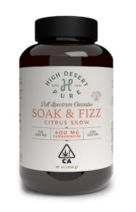 High desert pure - CITRUS SNOW SOAK & FIZZ