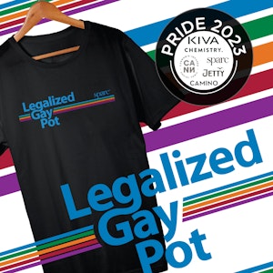 Sparc - LEGALIZED GAY POT T-SHIRT S