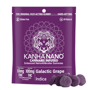 Kanha - GALACTIC GRAPE NANO GUMMIES - 10 PACK